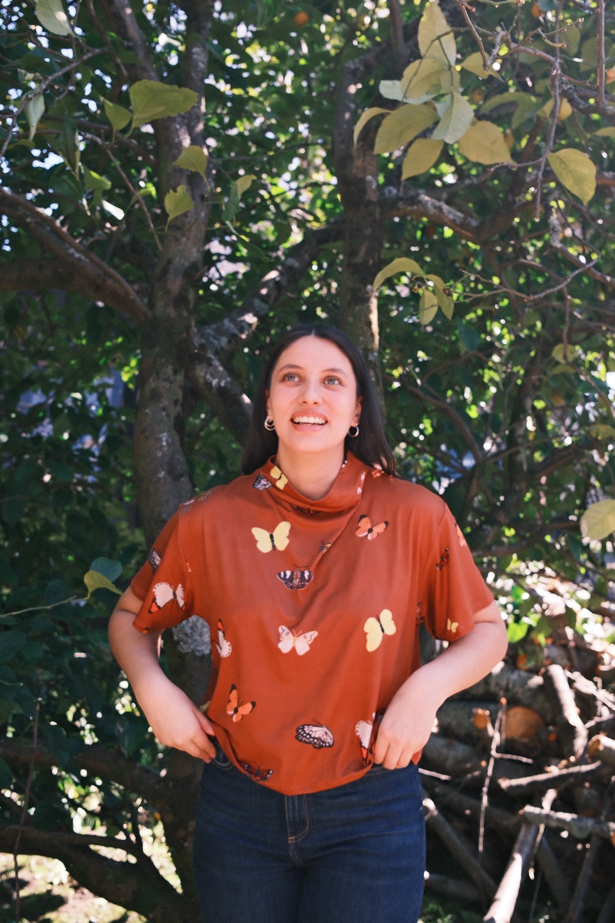 POLERA TORTUGA MARIPOSAS MANJAR
