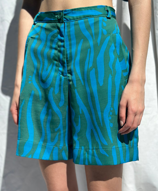 SHORT TUBO ALGAS VERDE