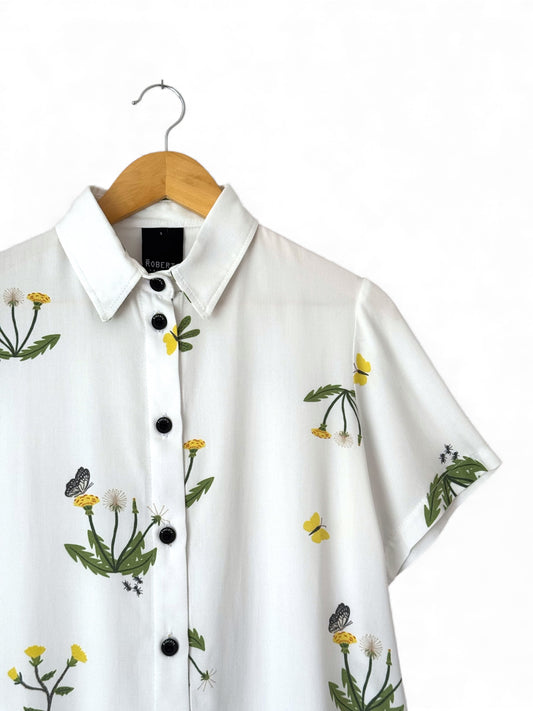 CAMISA BOTONERA CORTA DIENTE DE LEON