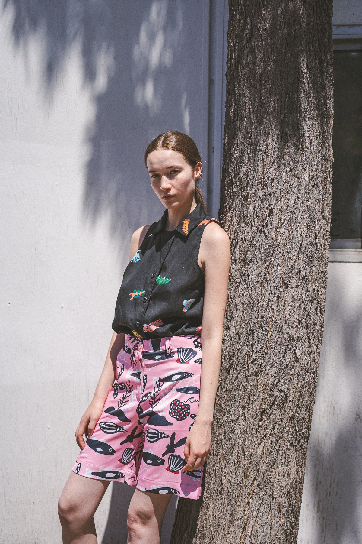 SHORT PECES ROSA