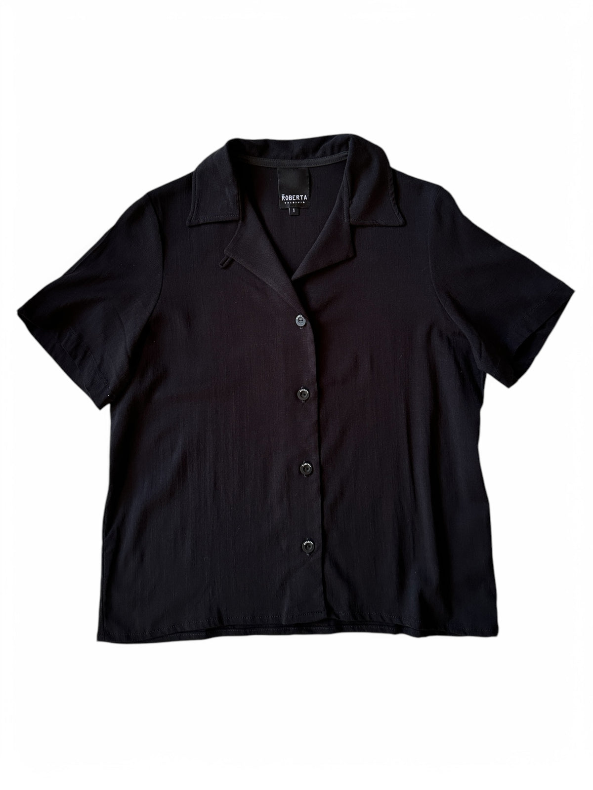 CAMISA GUAYABERA NEGRA