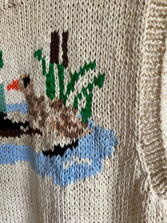 SWEATER SIN MANGAS PATOS LAGUNA