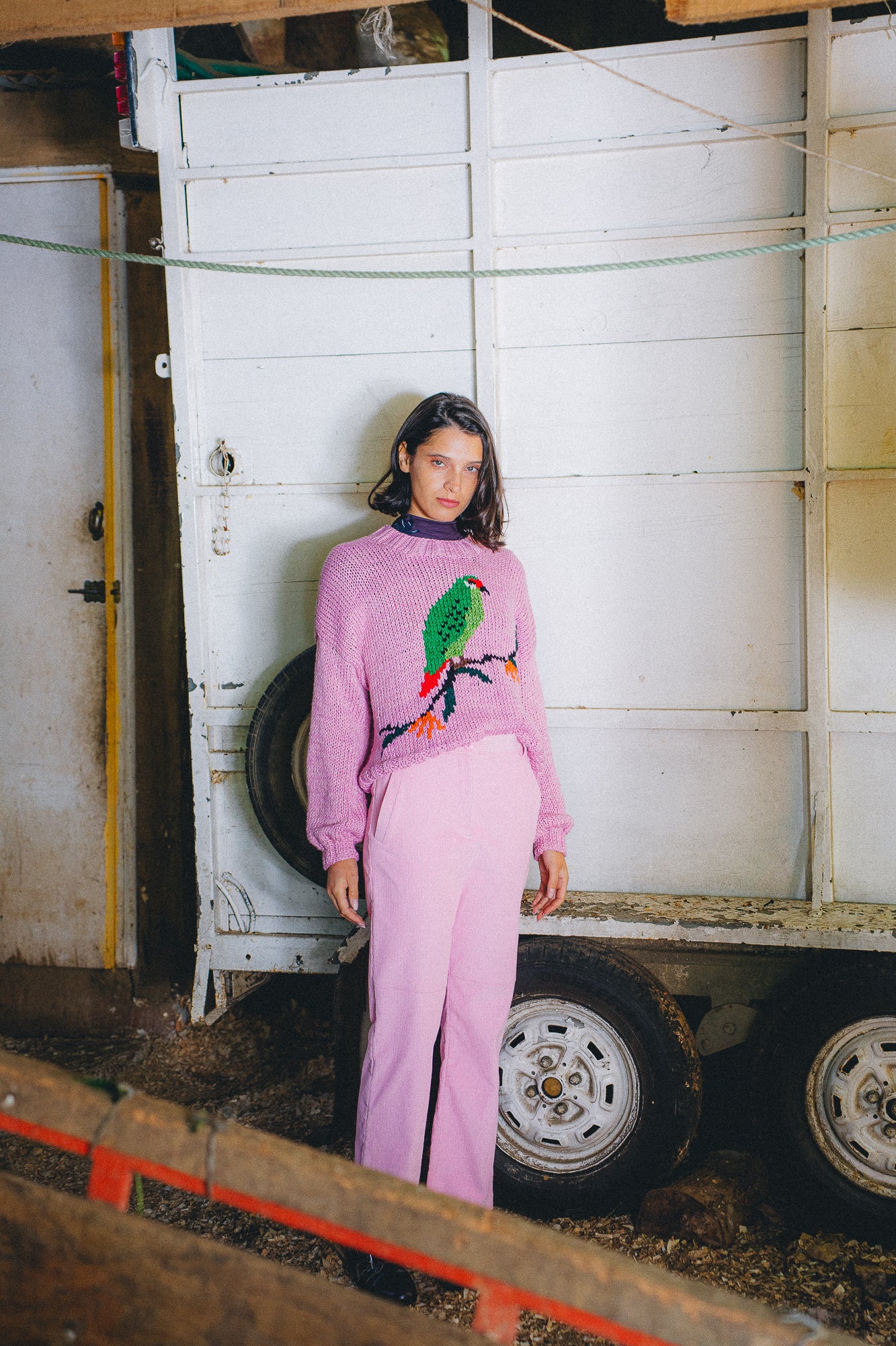 SWEATER CHOROY ROSA
