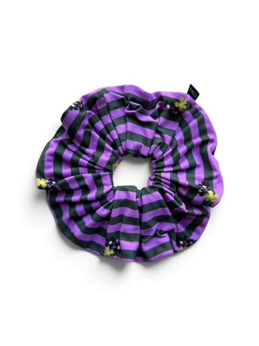 SCRUNCHIE RAYAS FLORES