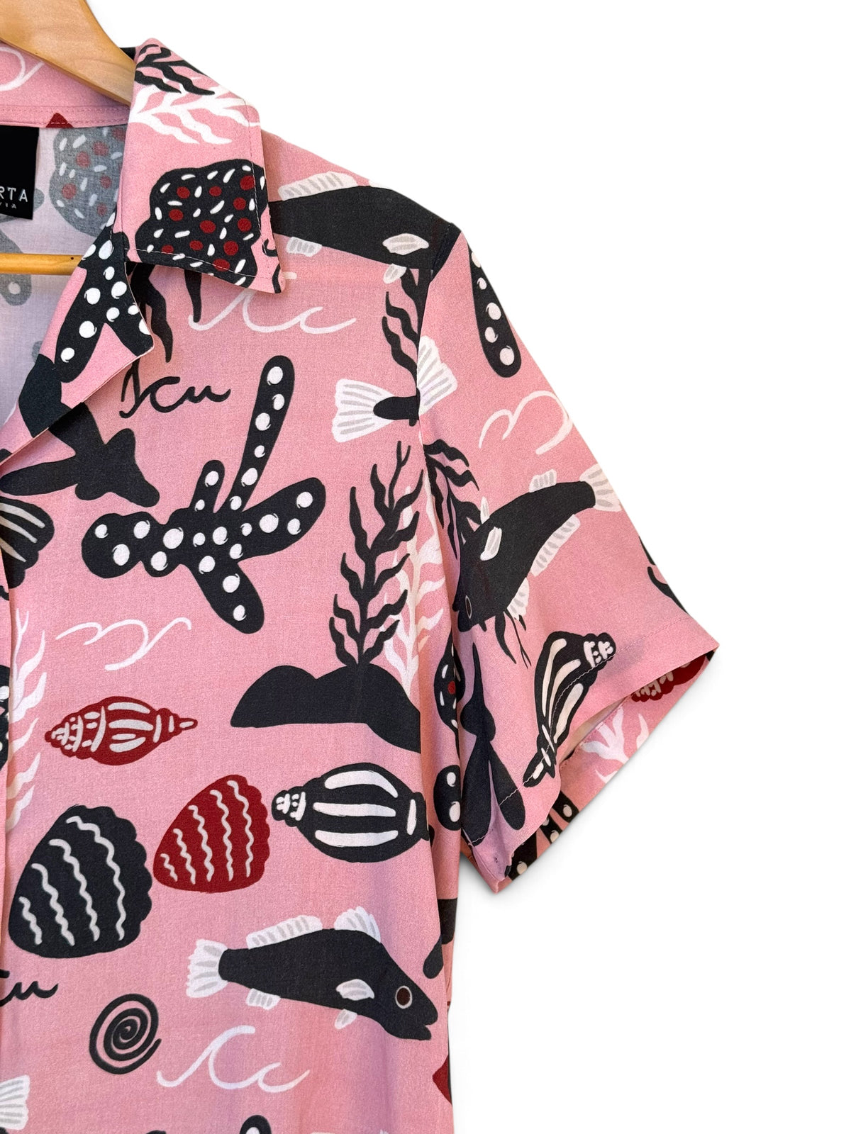 GUAYABERA PECES ROSA