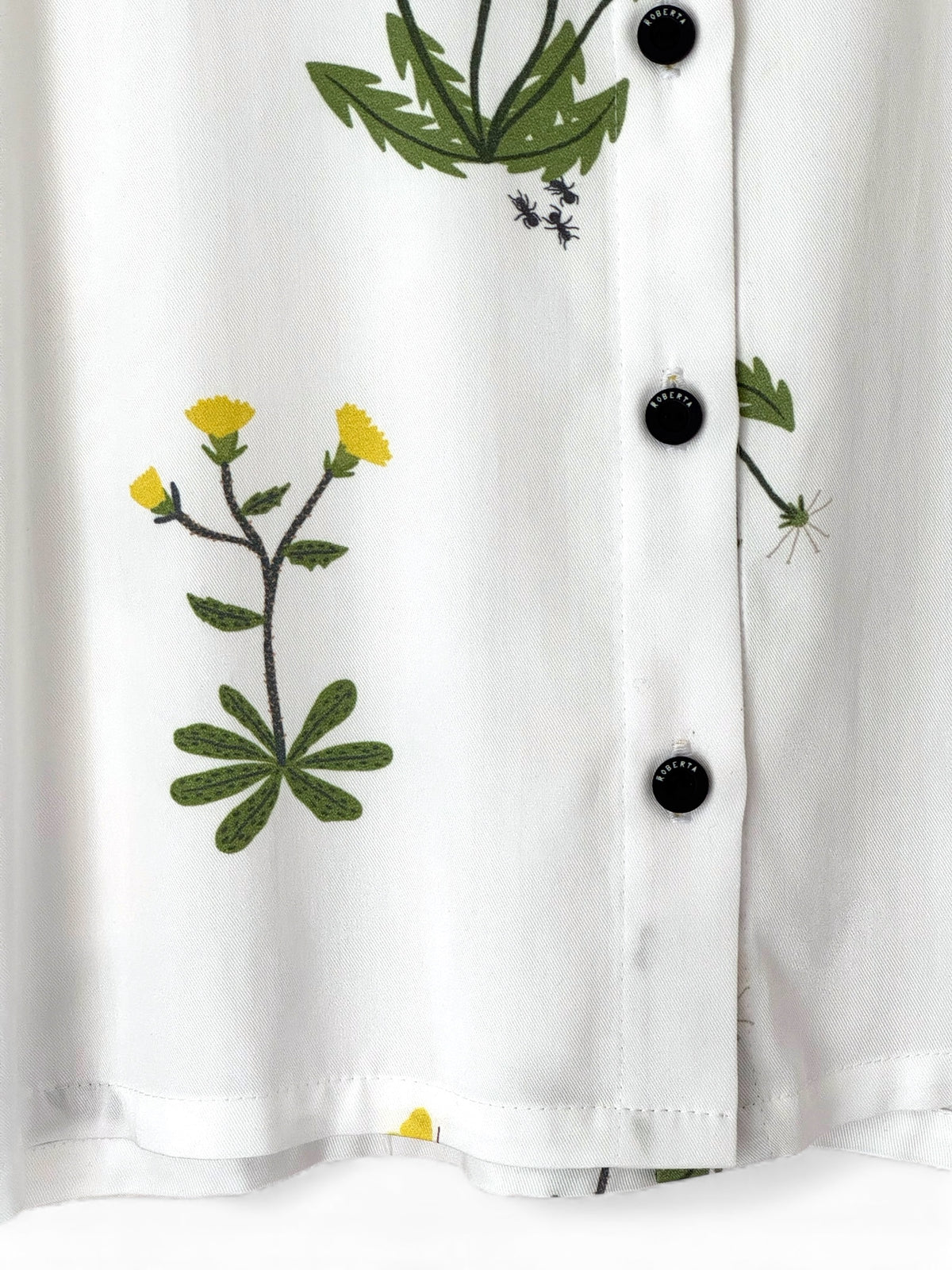CAMISA BOTONERA CORTA DIENTE DE LEON