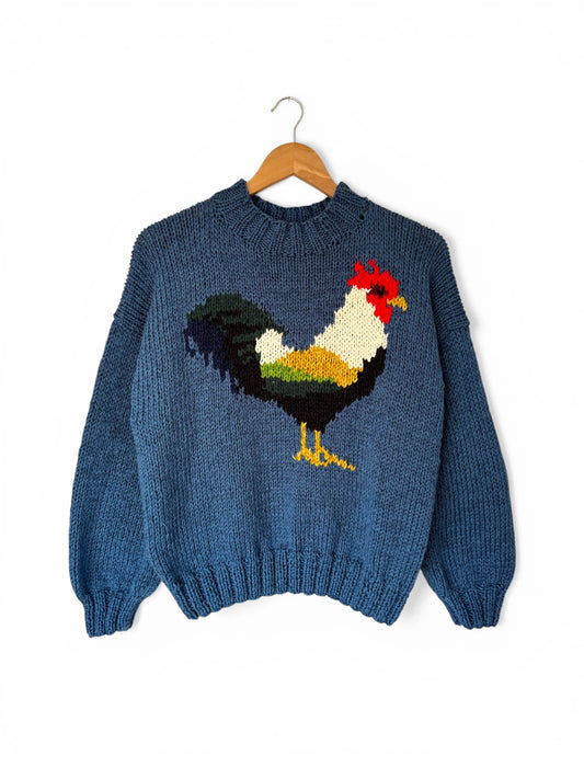 SWEATER GALLO AZUL