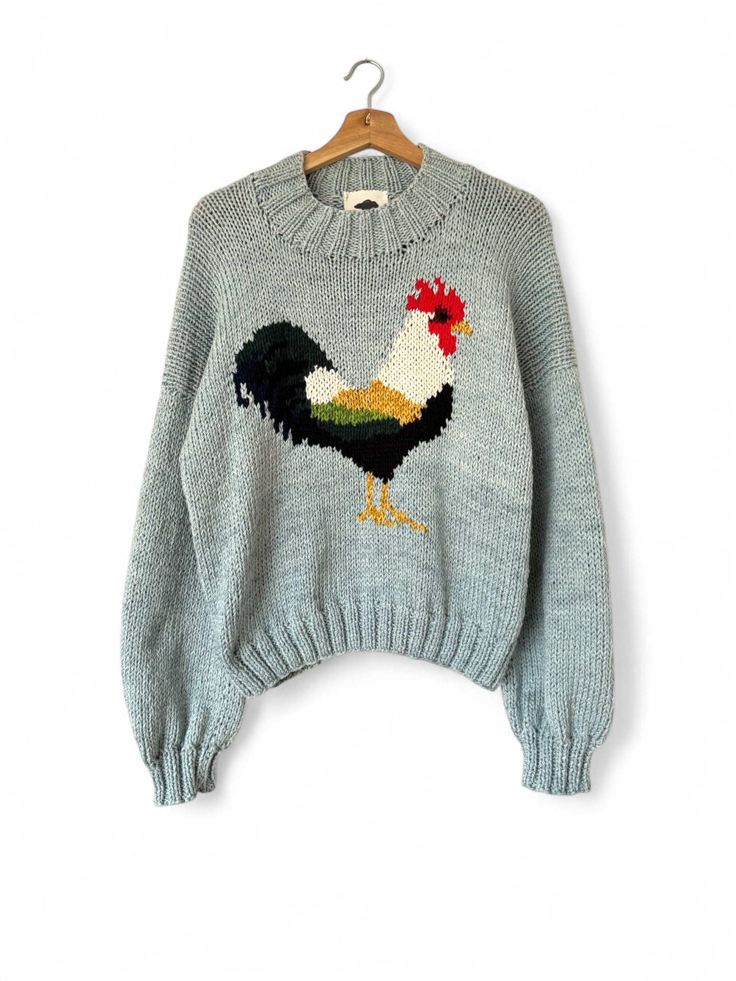 SWEATER GALLO GRIS AZULADO
