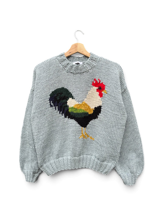 SWEATER GALLO GRIS AZULADO
