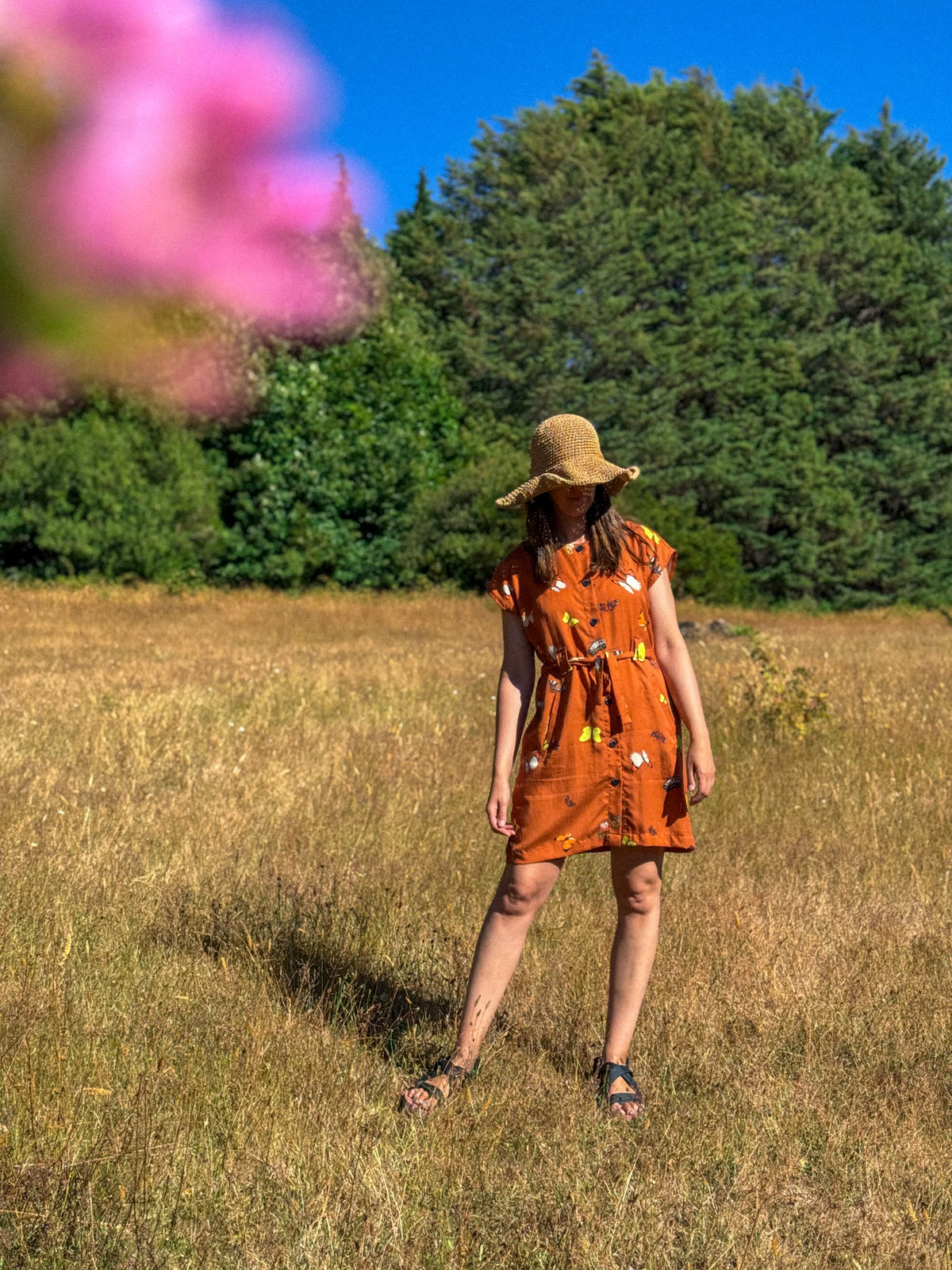 VESTIDO OVER MARIPOSAS MANJAR