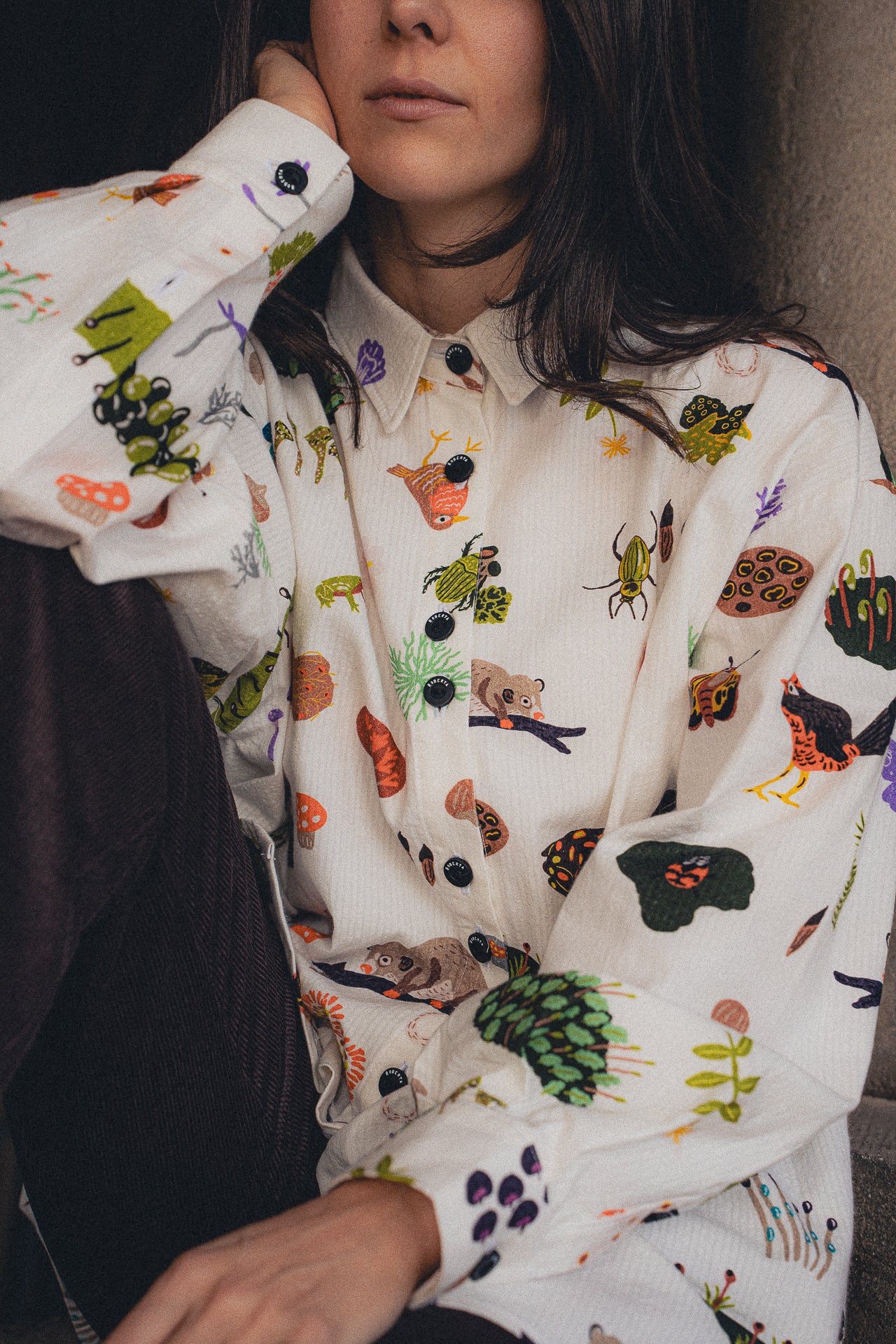 CAMISA GLOBO MICROBOSQUE